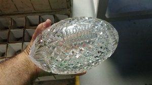 Me holding a BCS Trophy football