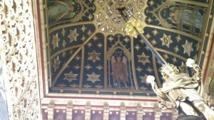 Ceiling of Upper chamber of Cardiff Castle Clock Tower