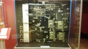 An old calculating machine