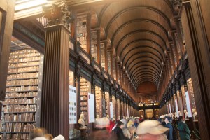 Library at Trinity University in Dublin
