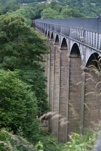 Roman Aqueduct 100s of feet above a river