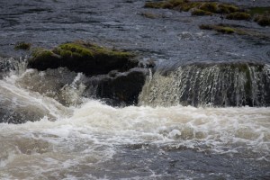 Close up of water at the Corn Mill Bar