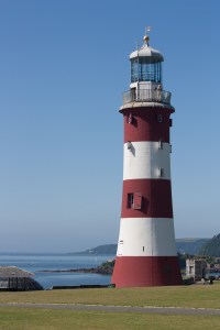 light house at Plymouth Hoe Park